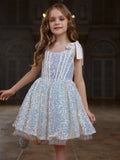 Tween Girls' Sparkling Sequin Cami Dress - Elonnashop