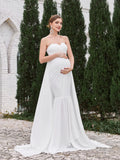 Maternity Mermaid Hem Tube Formal Dress - Elonnashop